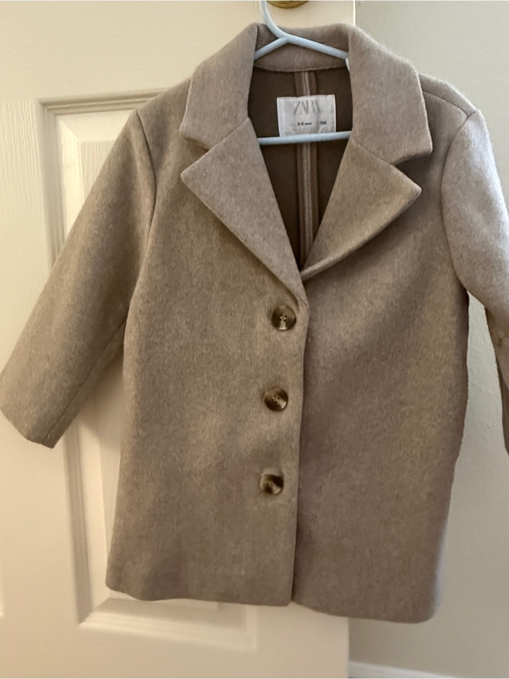 Zara Taupe Kid’s Coat